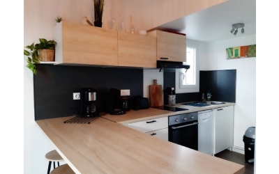Appartement type 4 avec jardin, terrasse et solarium 