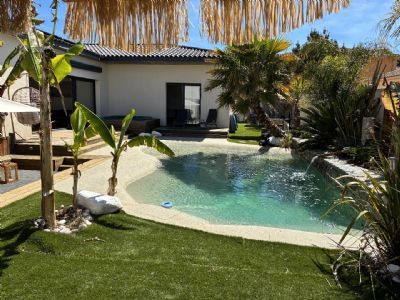 Villa plain pied contemporaine type 4 + lagon