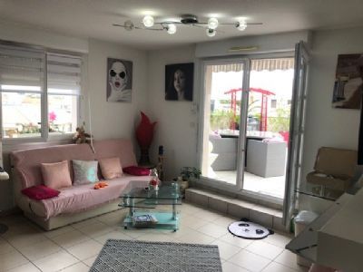 Agde Appartement type 2 loué + terrasse de 50 m²