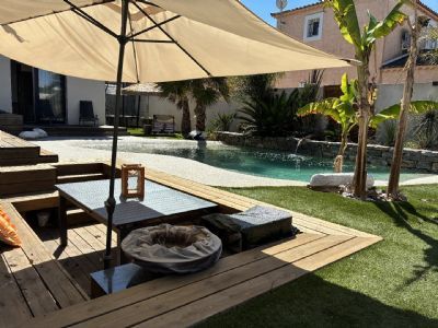 Grau d'agde&nbsp;Villa plain pied contemporaine type 4 + lagon
